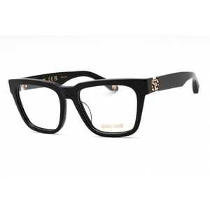 Roberto Cavalli VRC026M Eyeglasses Black Acetate Rectangular